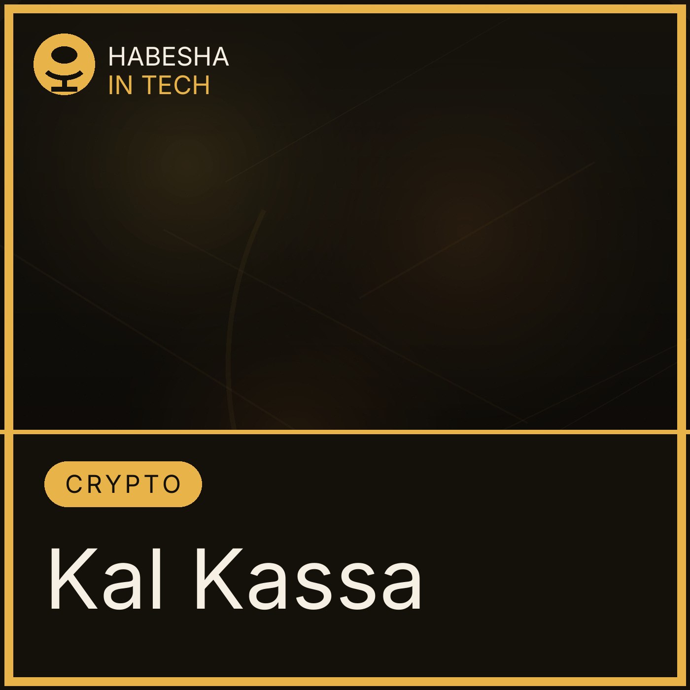 Artwork for Cryptocurrency & related technologies with Kal Kassa