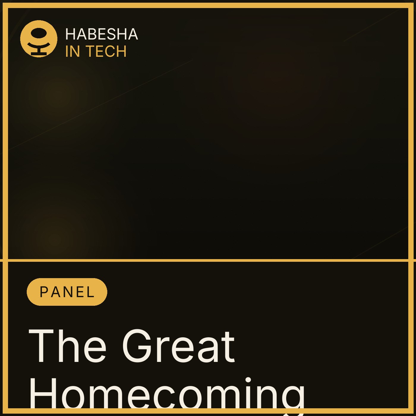 Artwork for The Great Ethiopian Homecoming from Techies Perspective